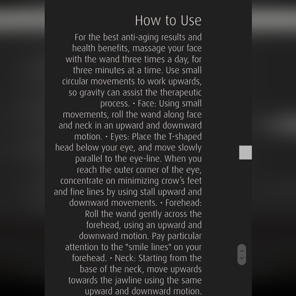 NEW, Terre mere gold youth wand - Picture 3 of 4